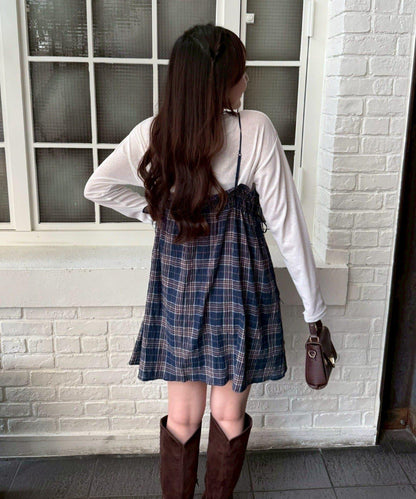 2WAY吊帶長款上衣