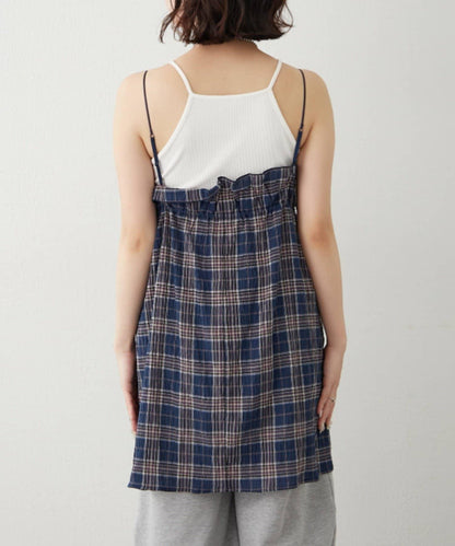 2WAY吊帶長款上衣