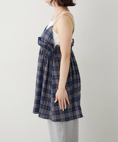 2WAY吊帶長款上衣