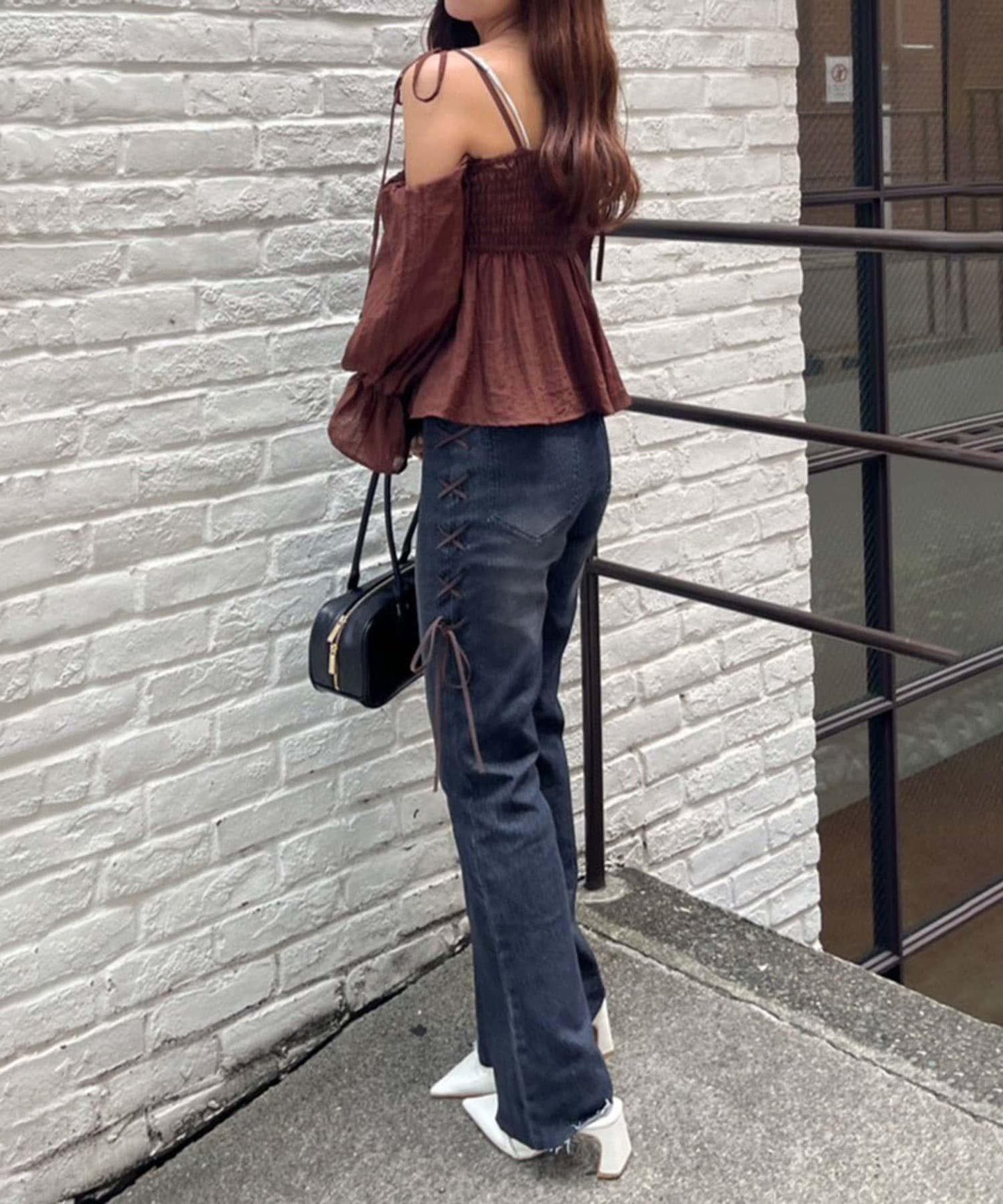 【RMAF】袖2wayシャーリングブラウス