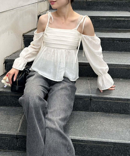 【RMAF】袖2wayシャーリングブラウス