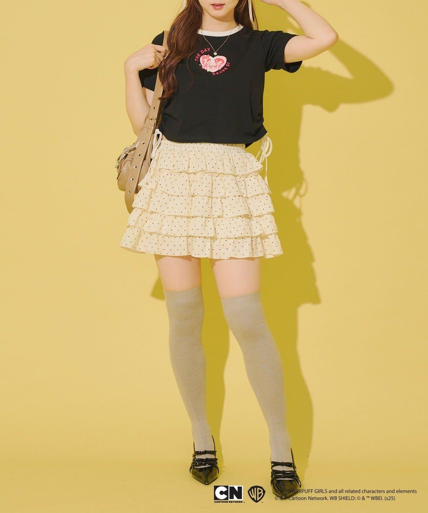 RMAF パワパフ（飛天小女警） 抽繩T恤