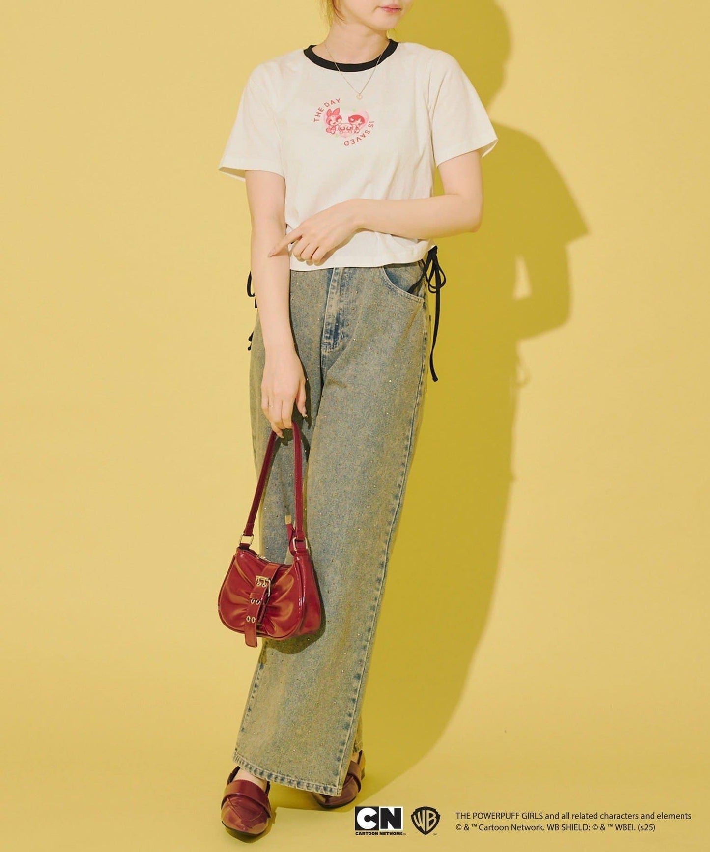 RMAF パワパフ（飛天小女警） 抽繩T恤