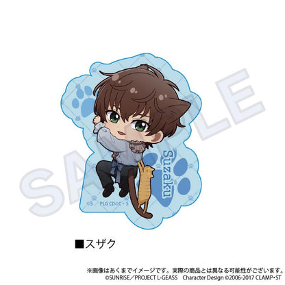 《反叛的魯路修》 黏黏貓系列 スザク 輪廓貼紙