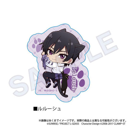 反叛的魯路修（反叛的魯路修） 貼貼貓系列 ルルーシュ 不規則貼紙