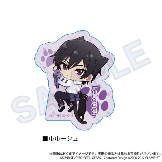 反叛的魯路修（反叛的魯路修） 貼貼貓系列 ルルーシュ 不規則貼紙