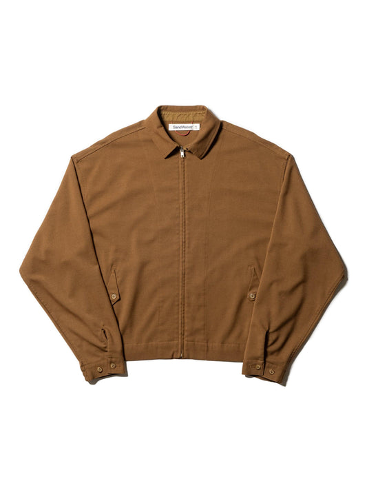 CRAFTED BLOUSON RAYON MIX GABARDINE 人造絲混紡華達呢夾克