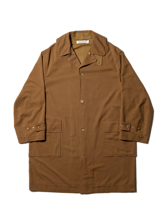 滌綸混紡華達呢面料 RESEARCHED COAT 大衣