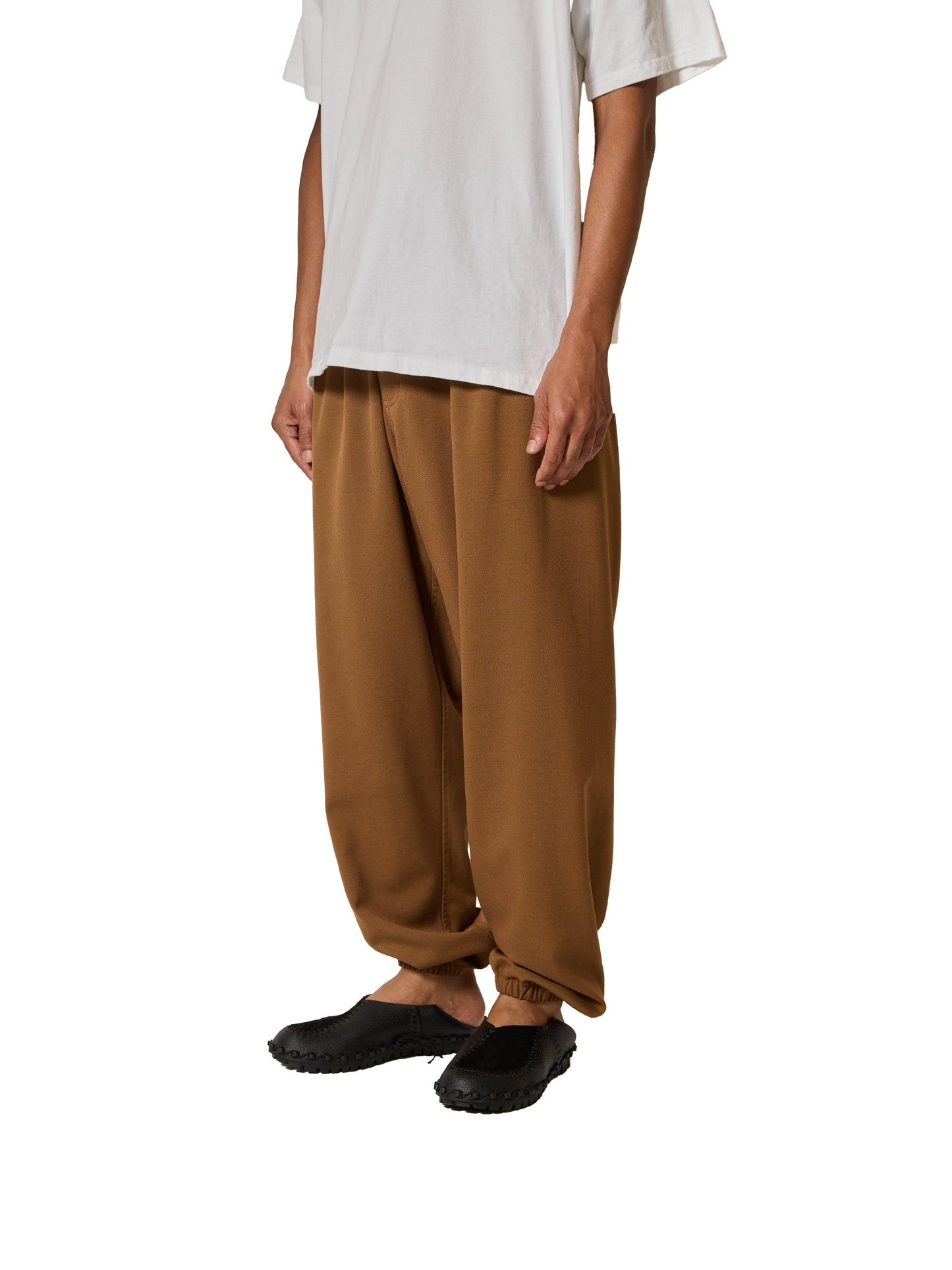 彈力羅紋設計 RIB PANTS RAYON MIX GABARDINE 褲子
