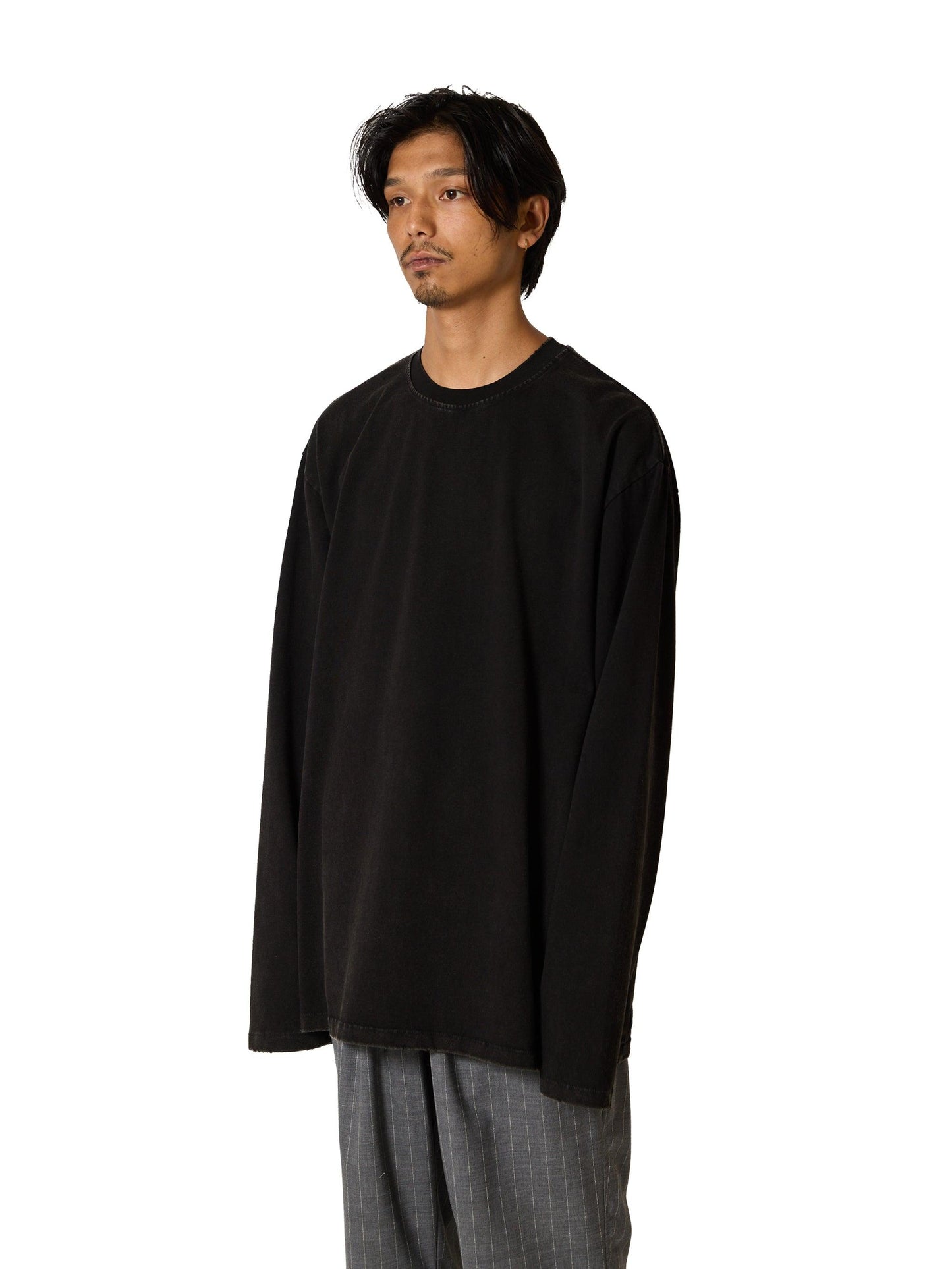 寬鬆長袖 針織棉質 ORGANIZED BAGGY TEE LS T恤