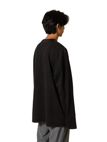 寬鬆長袖 針織棉質 ORGANIZED BAGGY TEE LS T恤