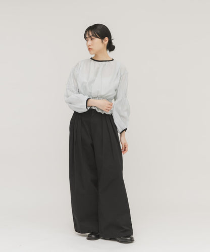 爆米花褶皺設計 襯衫