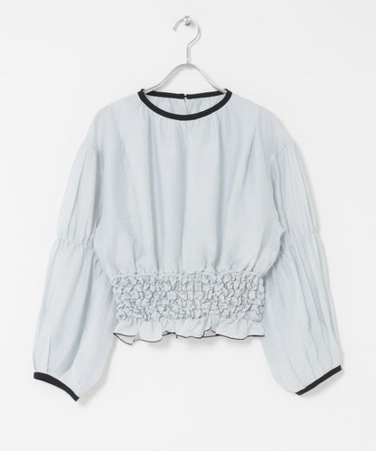 爆米花褶皺設計 襯衫