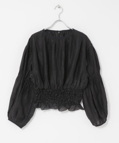 爆米花褶皺設計 襯衫