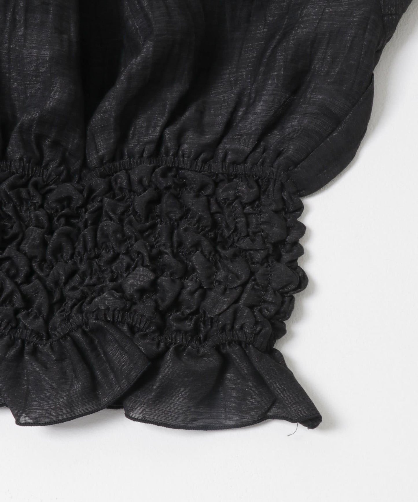 爆米花褶皺設計 襯衫