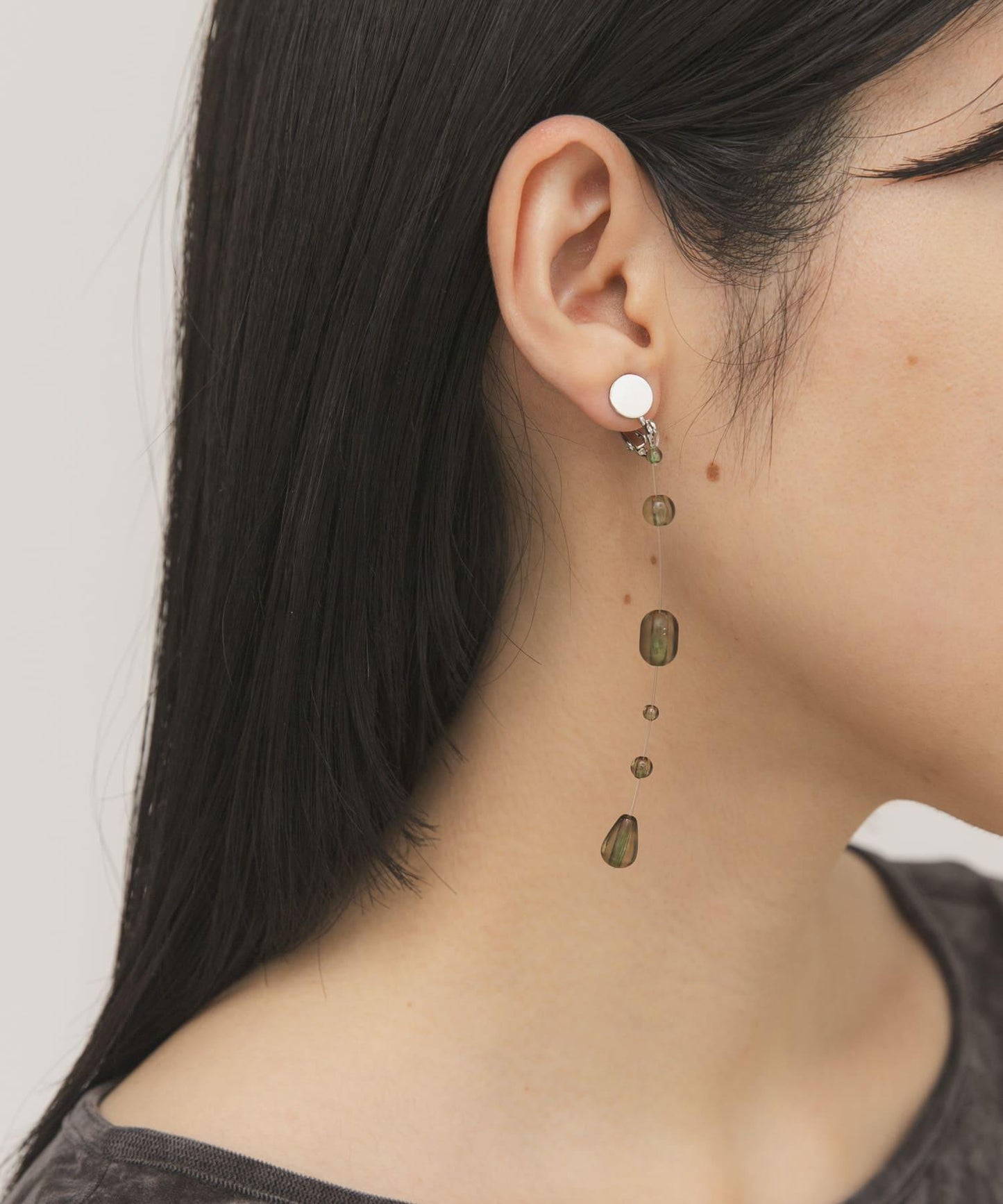 水滴耳環