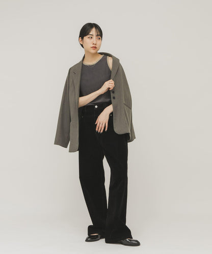 雙色毛巾布背心