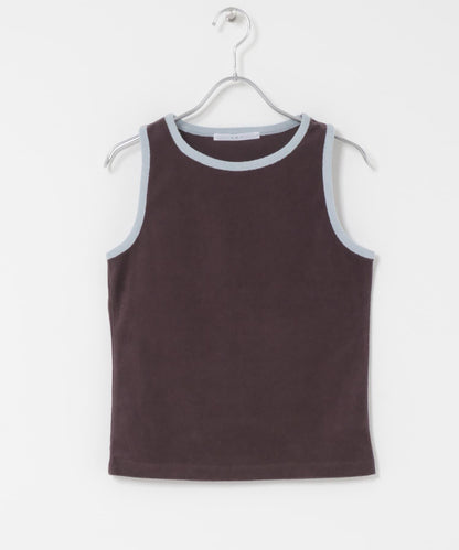 雙色毛巾布背心