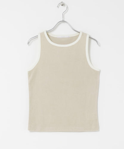 雙色毛巾布背心