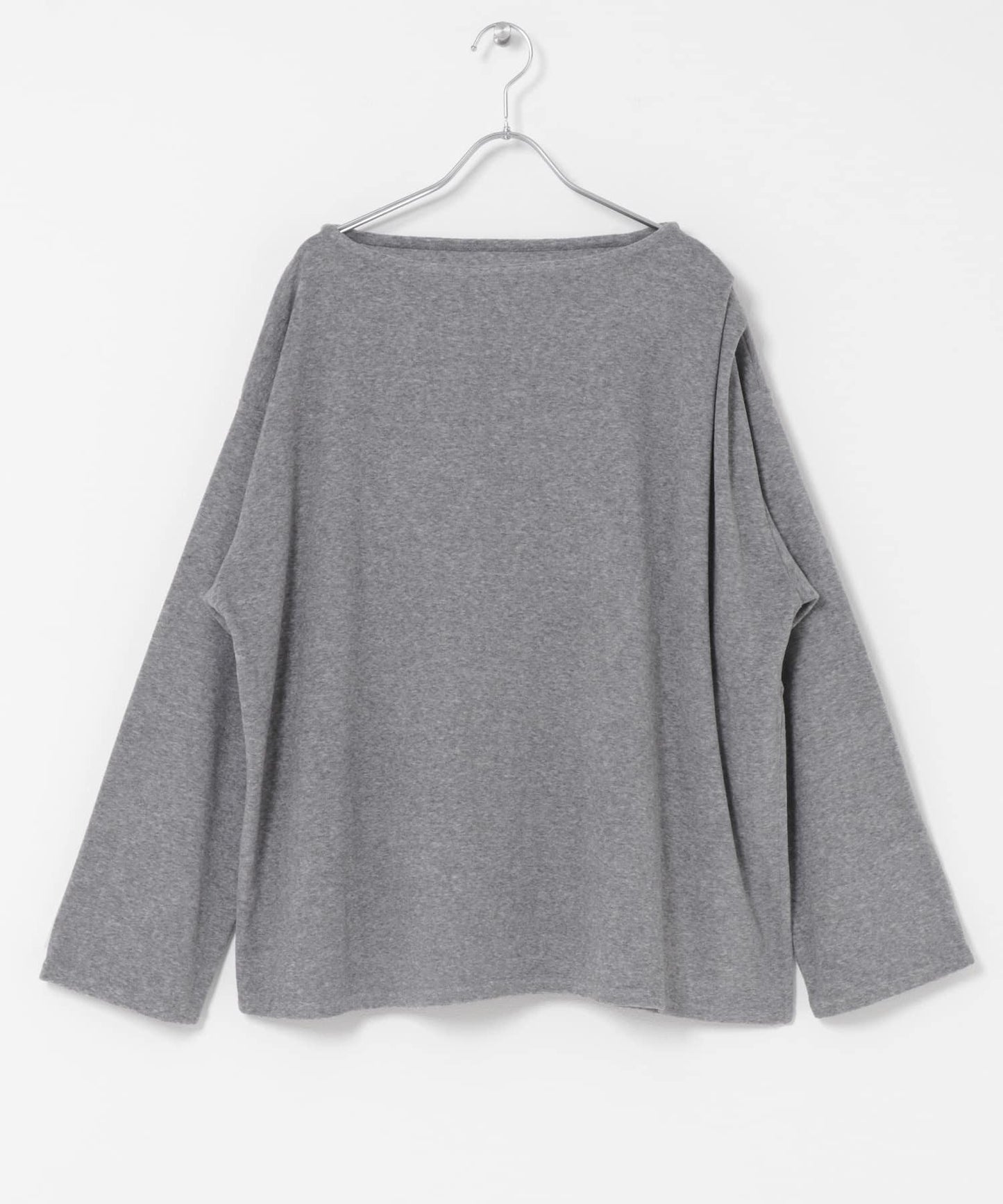 肩褶設計套頭上衣