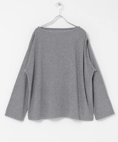 肩褶設計套頭上衣
