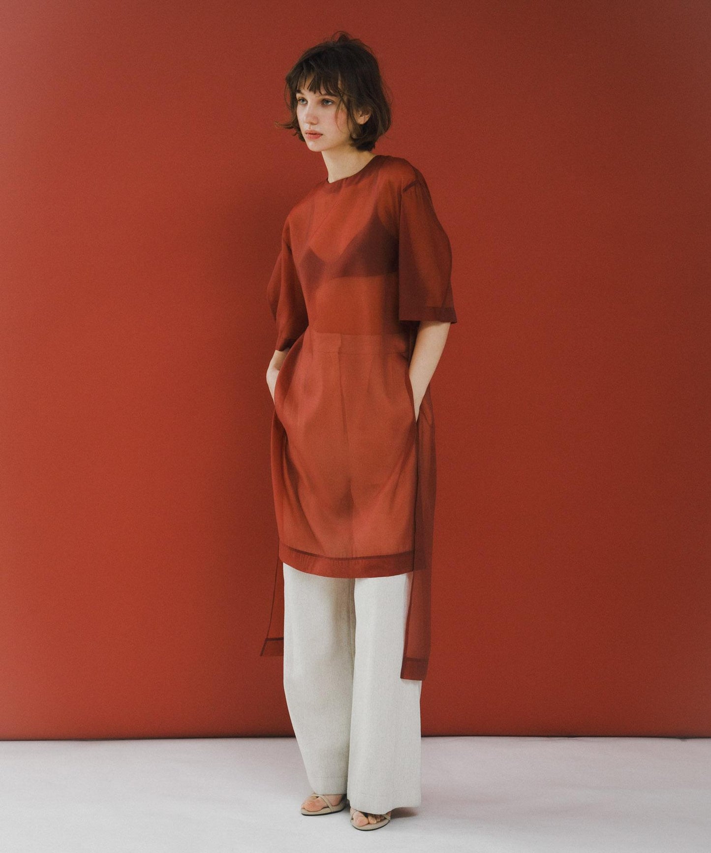 Organdy One Piece 連衣裙