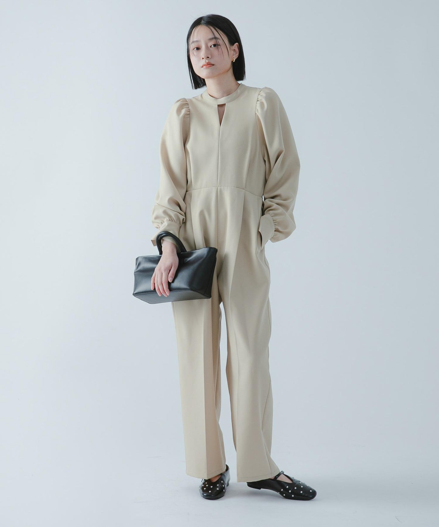 防潑水防花粉 泡泡袖 SKINProof 連體褲