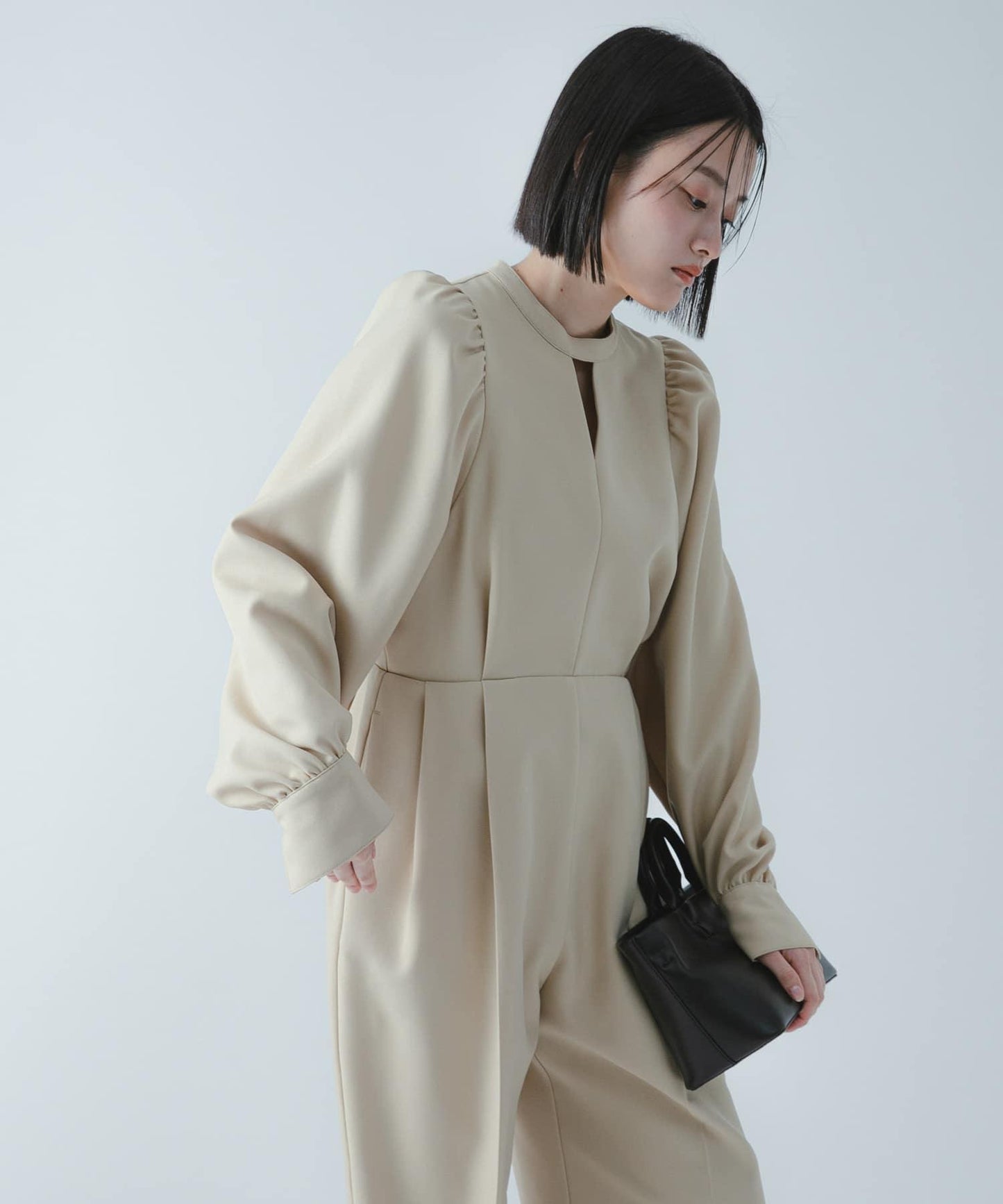 防潑水防花粉 泡泡袖 SKINProof 連體褲