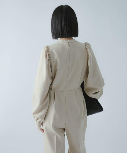 防潑水防花粉 泡泡袖 SKINProof 連體褲