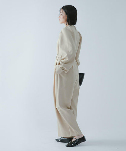 防潑水防花粉 泡泡袖 SKINProof 連體褲