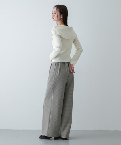 可水洗防花粉 SKINProof 露肩針織毛衣