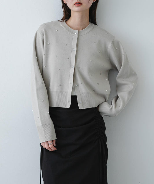 可機洗 珠飾 針織開衫