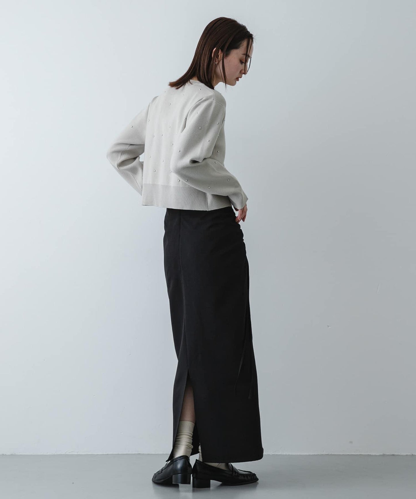 可機洗 珠飾 針織開衫