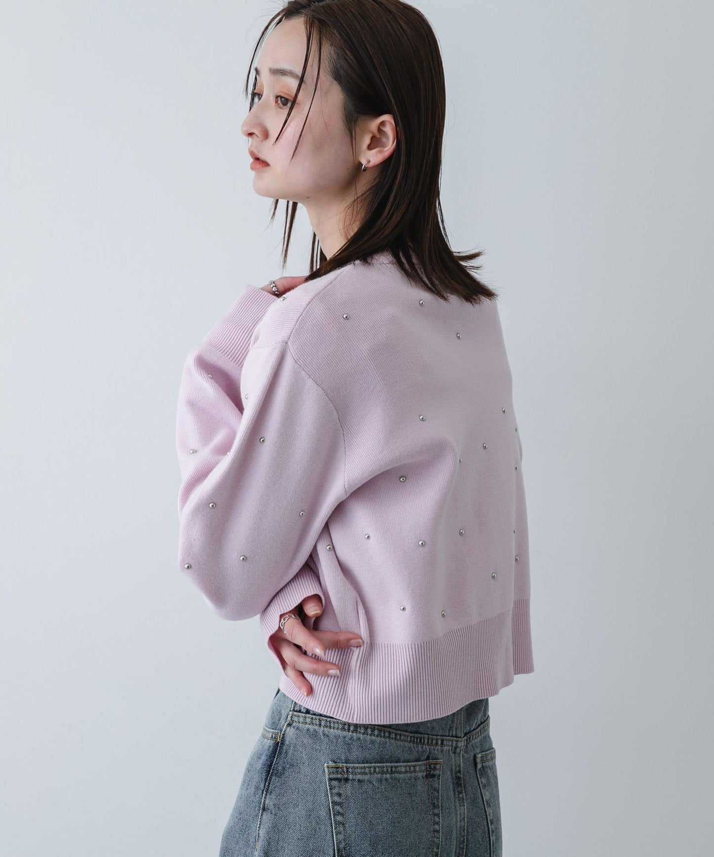 可機洗 珠飾 針織開衫