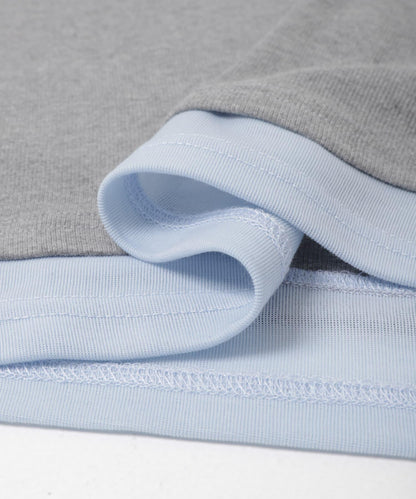 可水洗 亨利領 疊穿設計 上衣