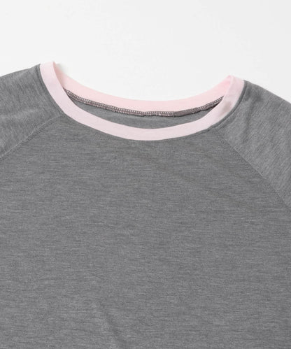 配色疊穿設計合身上衣