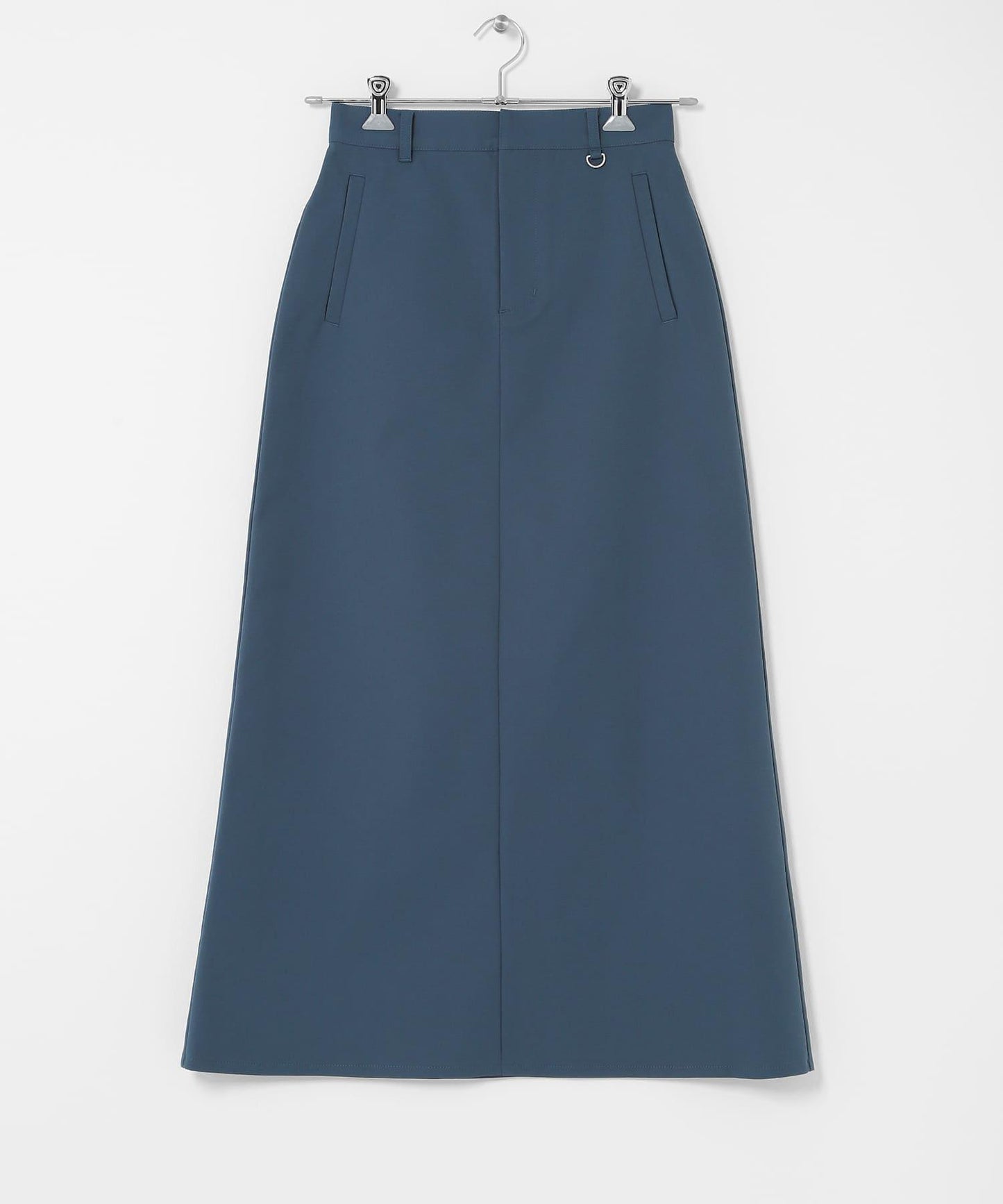 易打理 前口袋 斜紋棉 半身裙