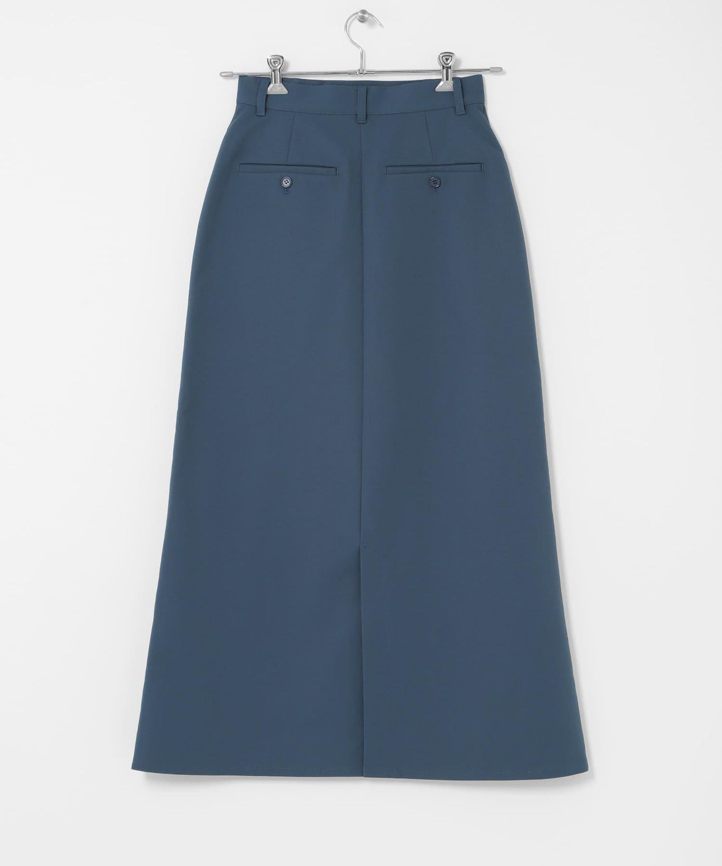 易打理 前口袋 斜紋棉 半身裙