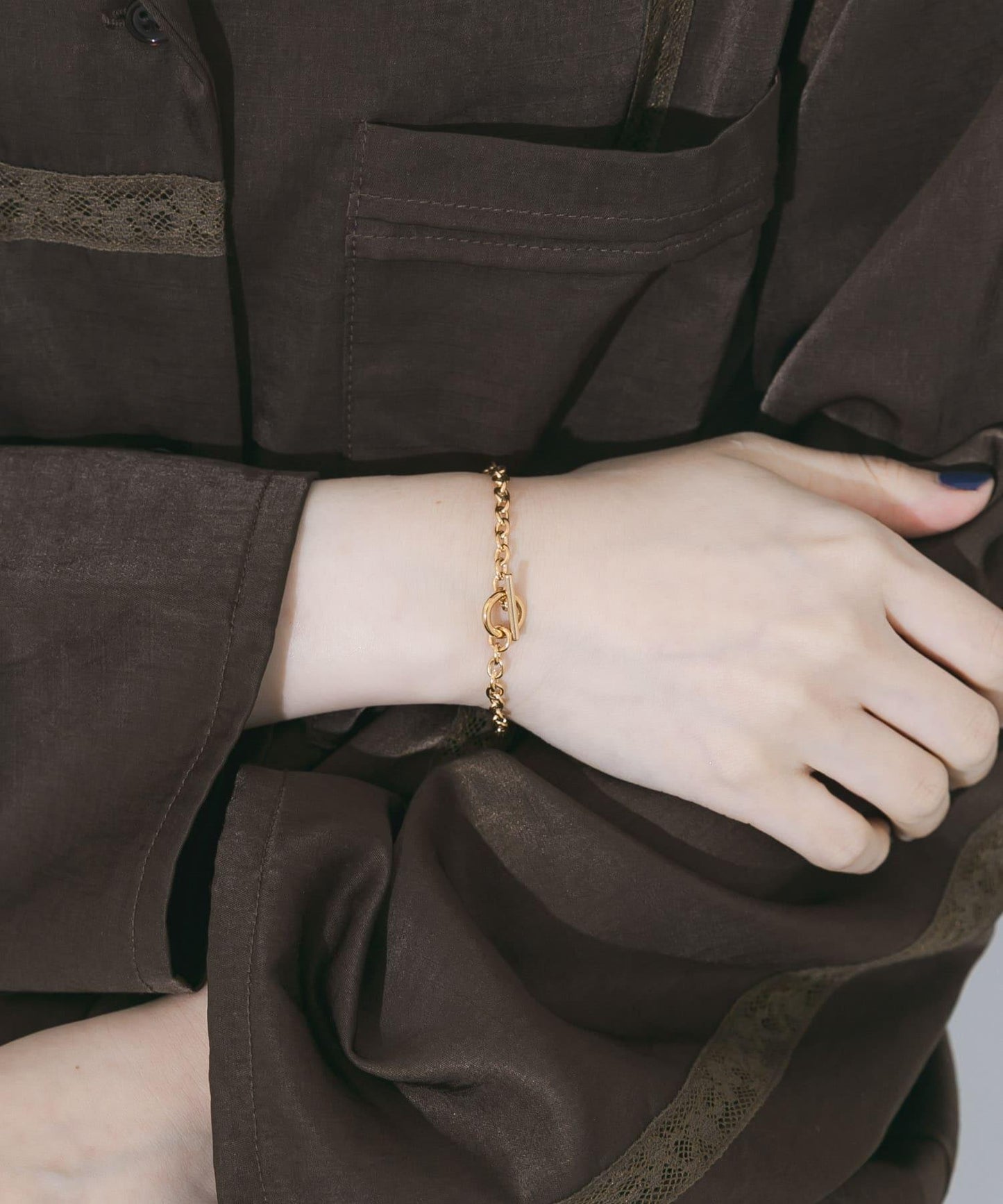 不鏽鋼鏈條T扣手鍊