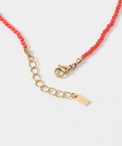 不鏽鋼彩色珠串項鍊