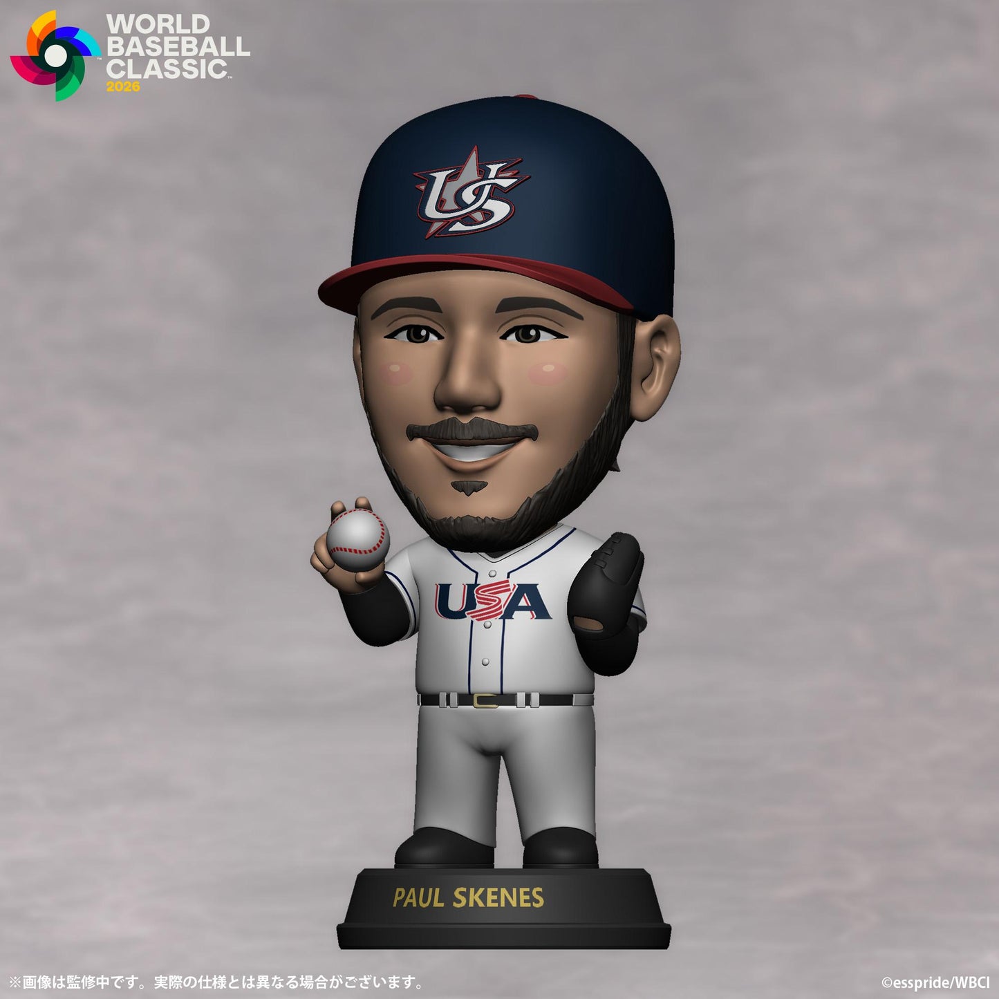 2026 World Baseball Classic™（世界棒球經典賽） ポール・スキーンズ 高級Q版手辦