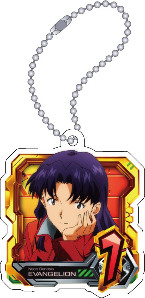 新世紀福音戰士（新世紀福音戰士） 亞克力鑰匙扣 ミサト 通常圖柄