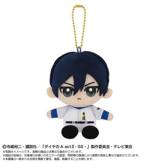 ダイヤのA act II -Second Season-（鑽石王牌 act II 第二季） 降谷暁 坐姿毛絨掛件