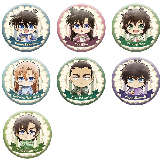 名偵探柯南（名偵探柯南） 罐裝徽章系列 迷你角色觀影款 徽章 BOX裝7個入