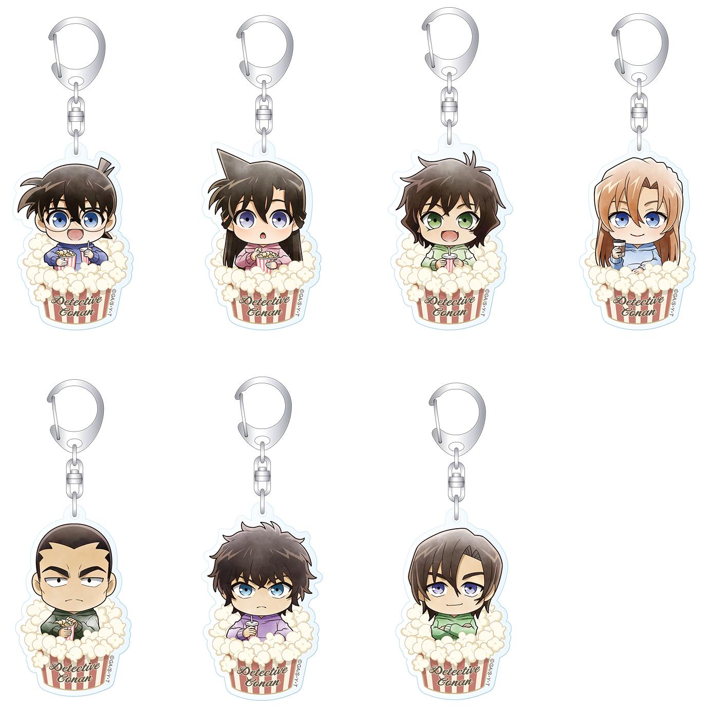 名探偵コナン（名偵探柯南） 江戸川コナン 亞克力鑰匙扣 迷你角色觀影款