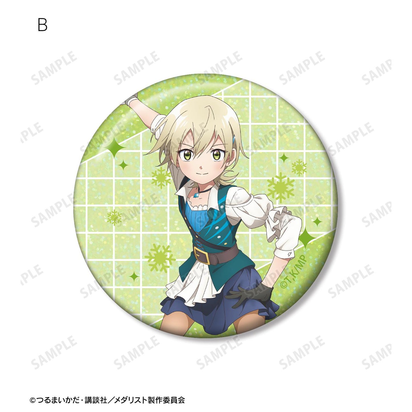 メダリスト（花滑新人） 八木夕凪 全息徽章 2個套裝