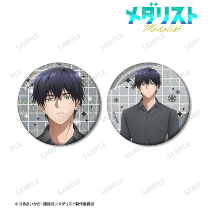 メダリスト 的官方中文通用名稱為 **《花樣滑冰英才》**。 最終商品名如下： メダリスト（花樣滑冰英才） 夜鷹純 全息徽章 2個套裝