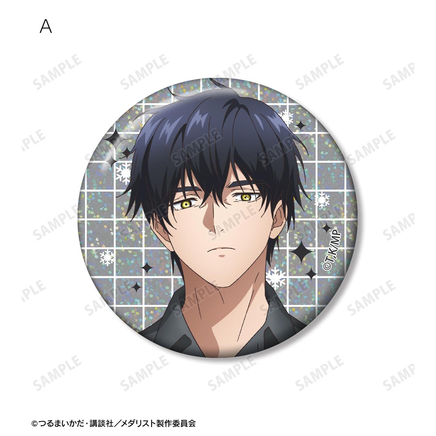 メダリスト 的官方中文通用名稱為 **《花樣滑冰英才》**。 最終商品名如下： メダリスト（花樣滑冰英才） 夜鷹純 全息徽章 2個套裝