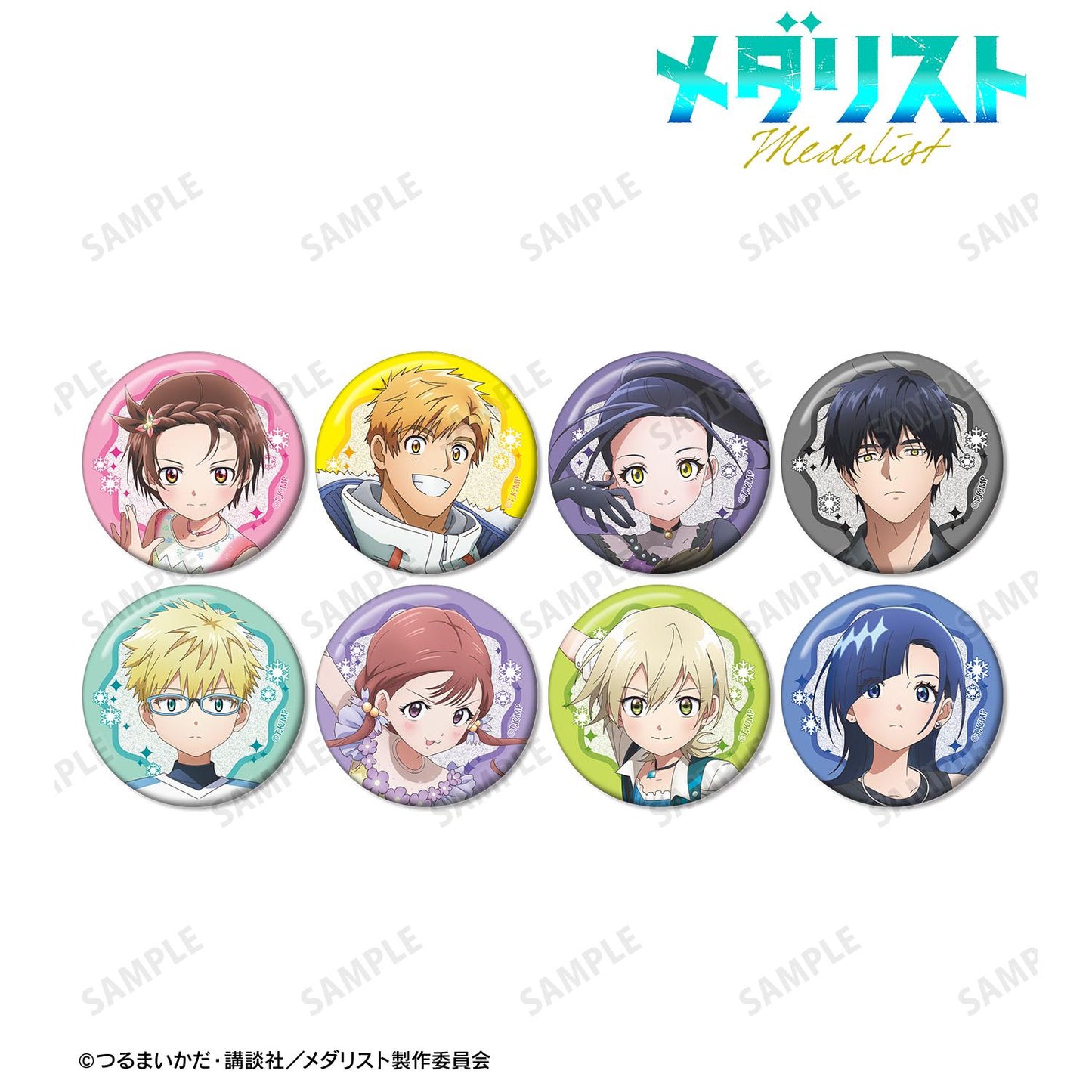 メダリスト（獎牌得主） 閃粉徽章系列 第二彈 徽章 完整BOX款