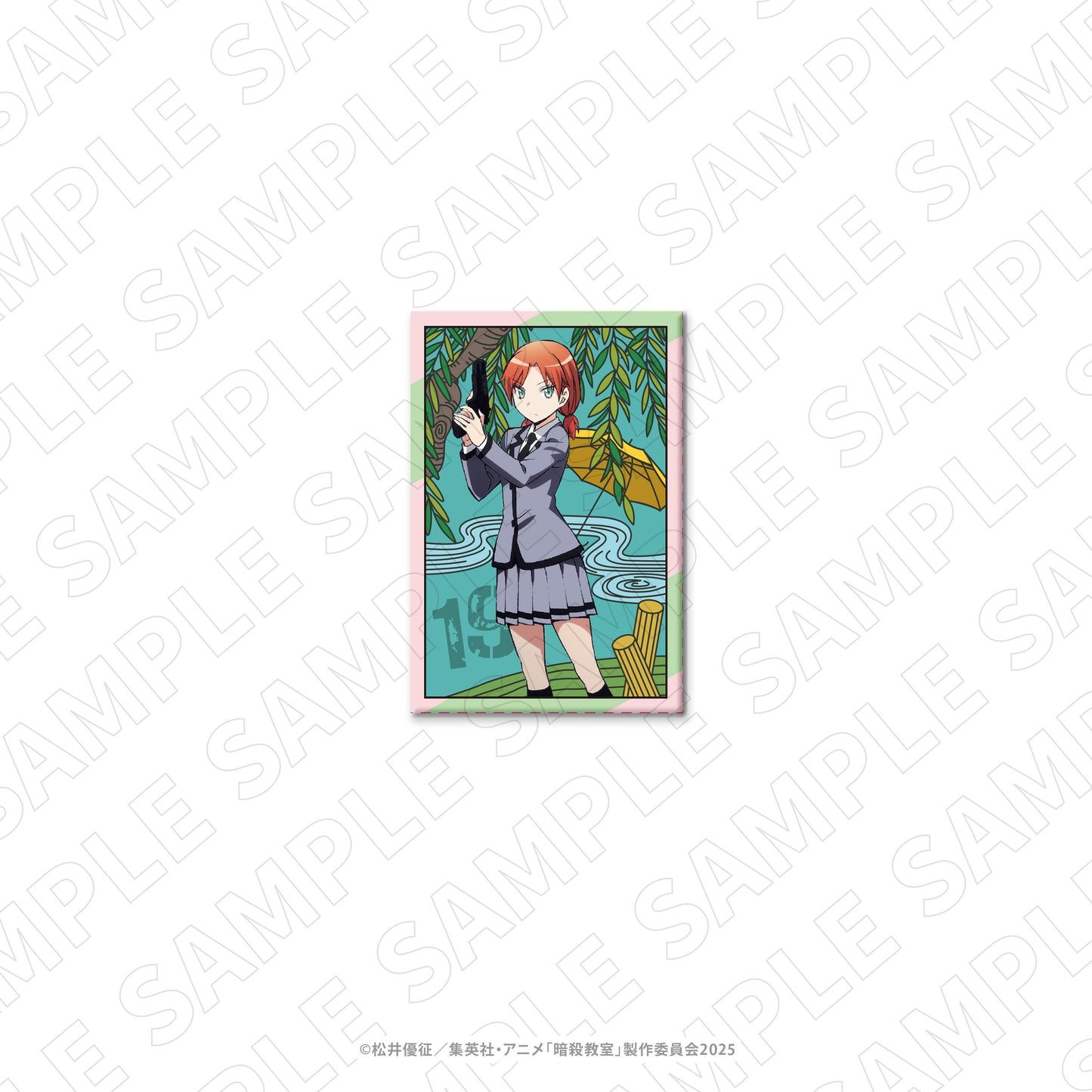 暗殺教室（暗殺教室） 速水凜香 長方形徽章